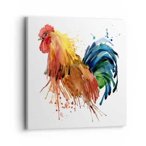 Tablou pe pânză - Haina regală, mândria regală - 40x40 cm