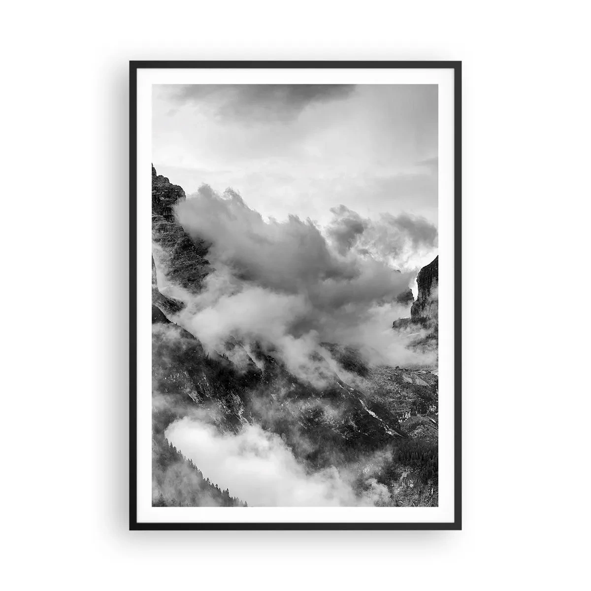 Poster în ramă neagră - Frumoase și crude - 70x100 cm