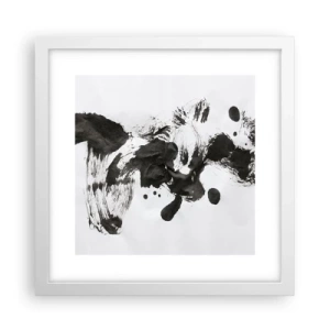 Poster în ramă albă - Metodă în nebunie? - 30x30 cm