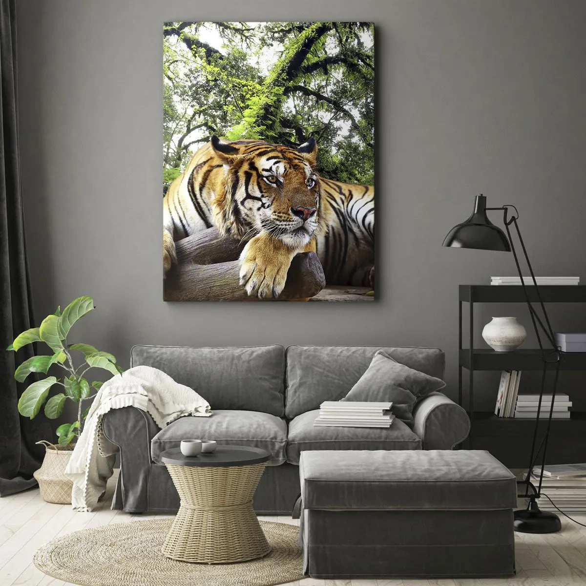 Tablou pe pânză - Cu respect - 55x100 cm