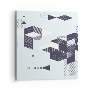 Tablou pe pânză - În sufletul matematicii - 70x70 cm