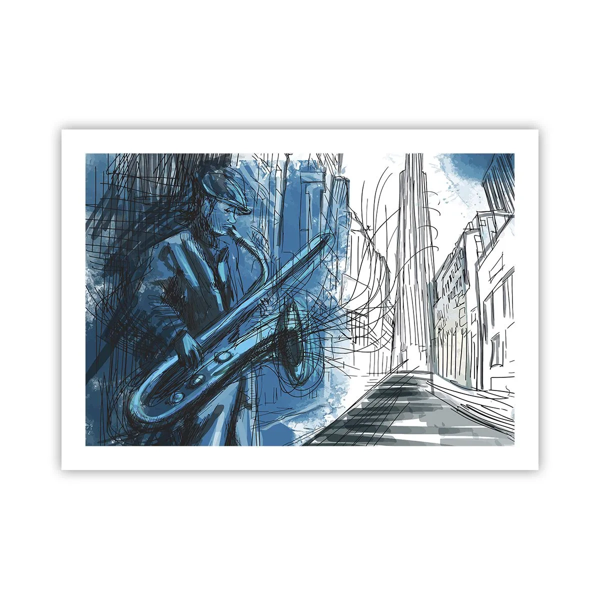 Poster - Rapsodie urbană - 70x50 cm
