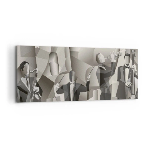 Tablou pe pânză - În spațiul sunetelor - 100x40 cm
