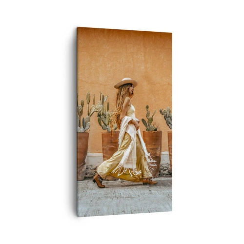 Tablou pe pânză - În stilul hippie - 45x80 cm