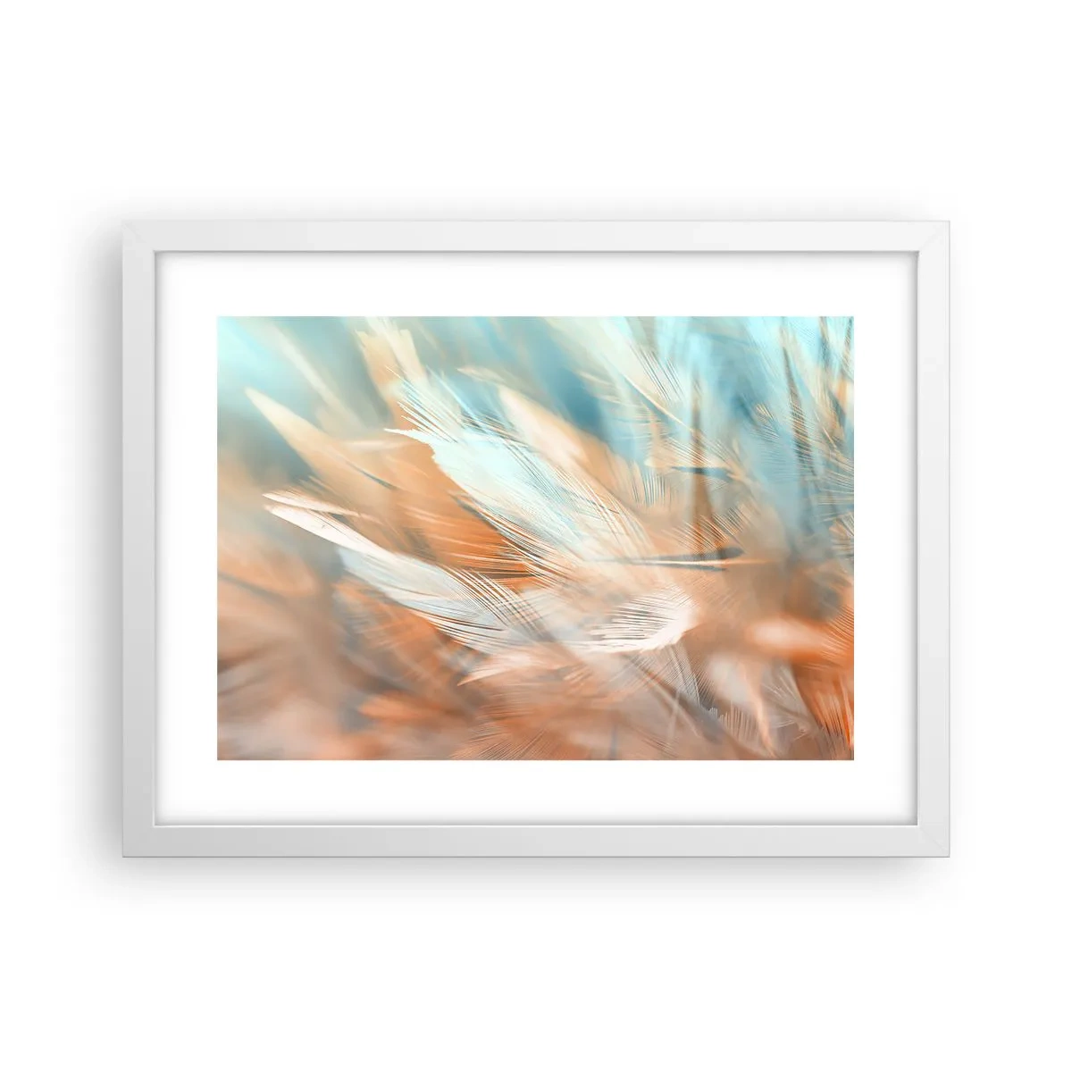 Poster în ramă albă - În țara blândeții - 40x30 cm