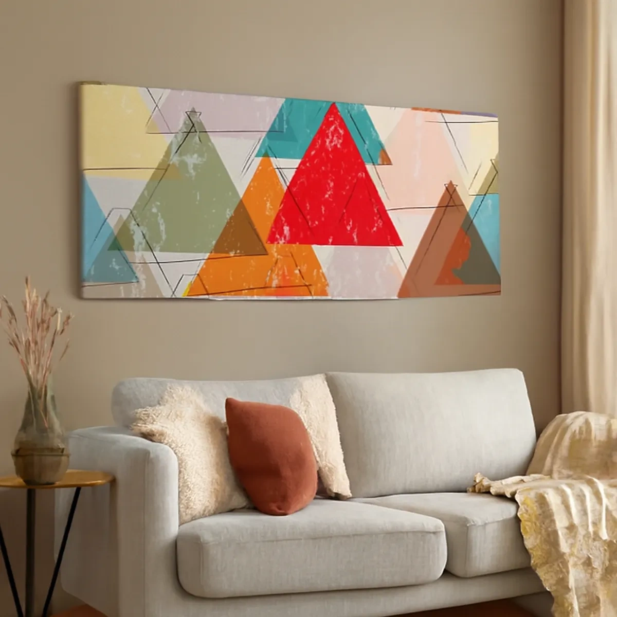 Tablou pe pânză - Trei câte trei - 30x30 cm