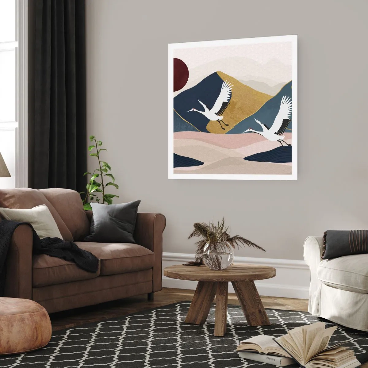 Poster - Și ziua a zburat din nou - 60x60 cm