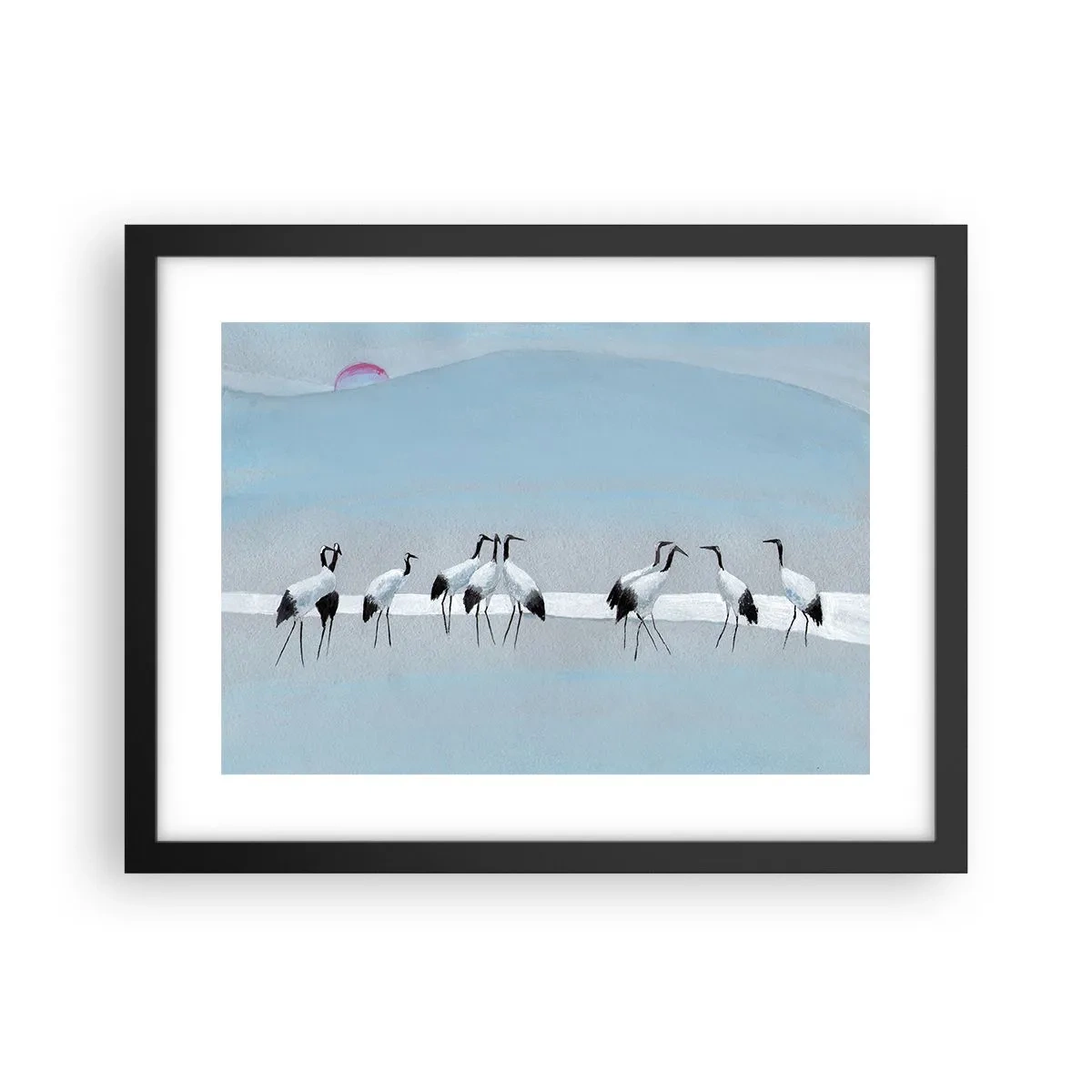 Poster în ramă neagră - După o zi fierbinte - 40x30 cm