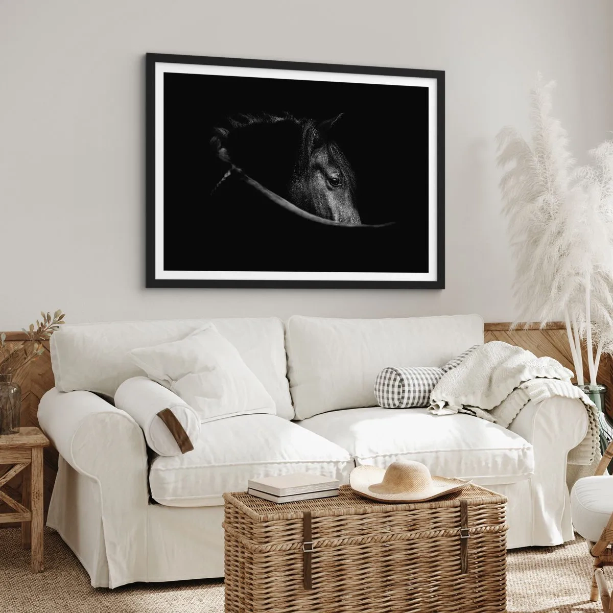 Poster în ramă neagră - Prințul negru - 70x50 cm