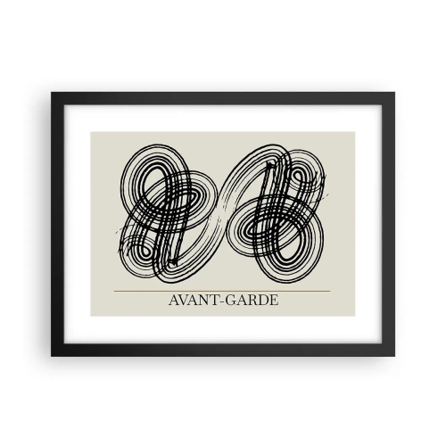 Poster în ramă neagră - A apărut spontan - 40x30 cm