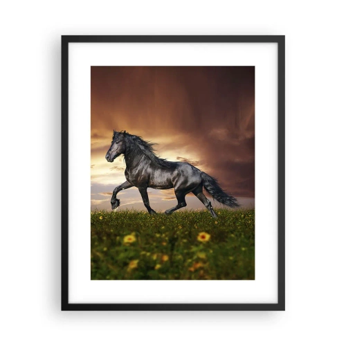 Poster în ramă neagră - Prințul negru - 40x50 cm