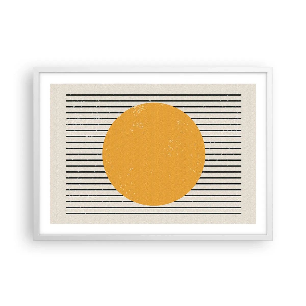 Poster în ramă albă - Puterea simplității - 70x50 cm