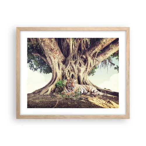 Poster în ramă de stejar deschis - O perspectivă din Geneză - 50x40 cm