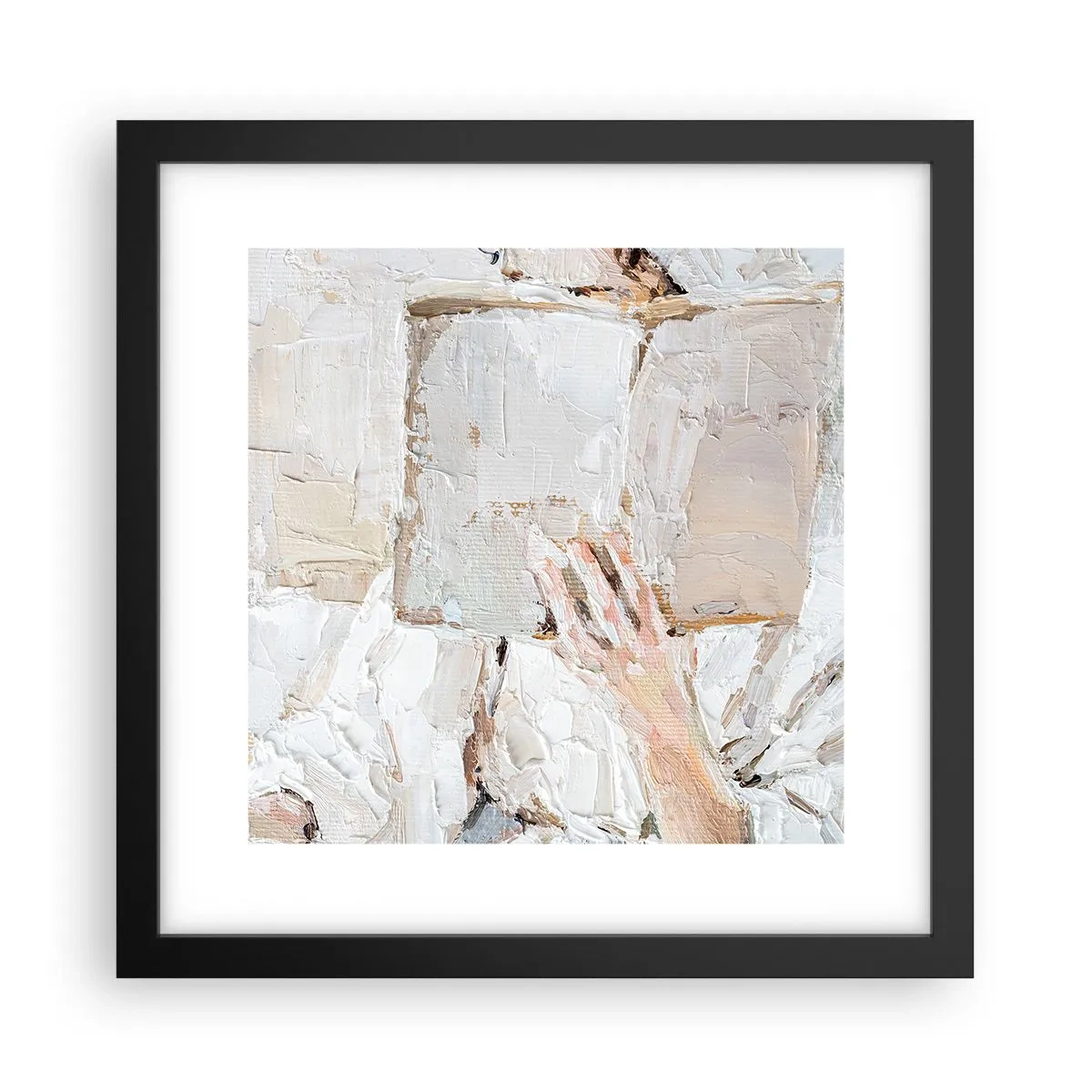 Poster în ramă neagră - Într-o altă lume - 30x30 cm