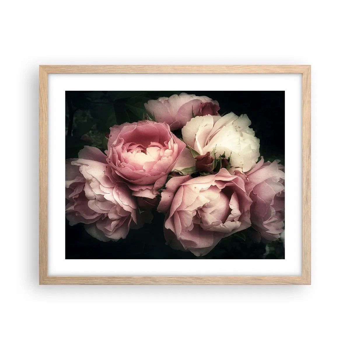 Poster în ramă de stejar deschis - Farmecul belle epoque - 50x40 cm