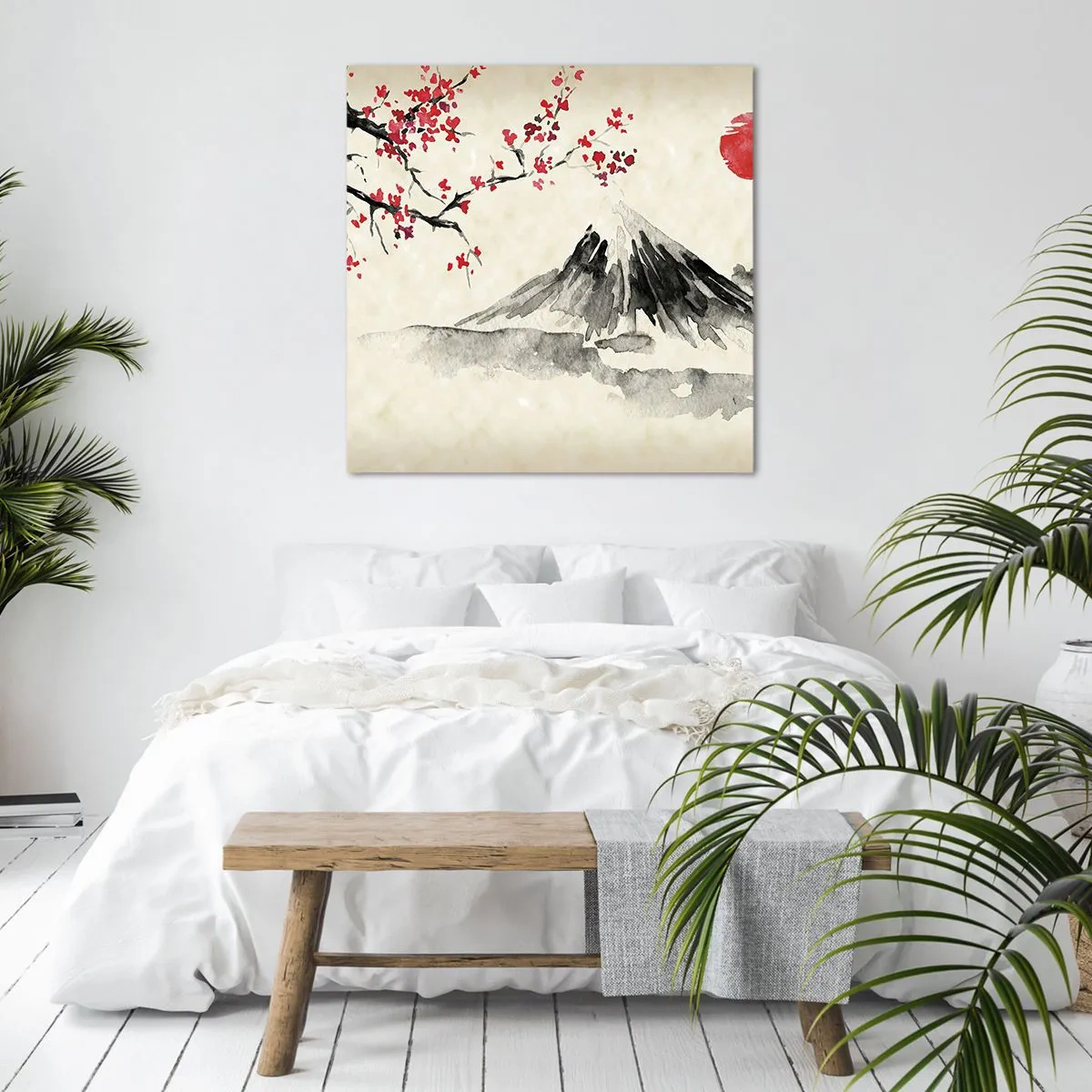 Tablou pe pânză - Îndrăgostește-te de Japonia - 70x70 cm