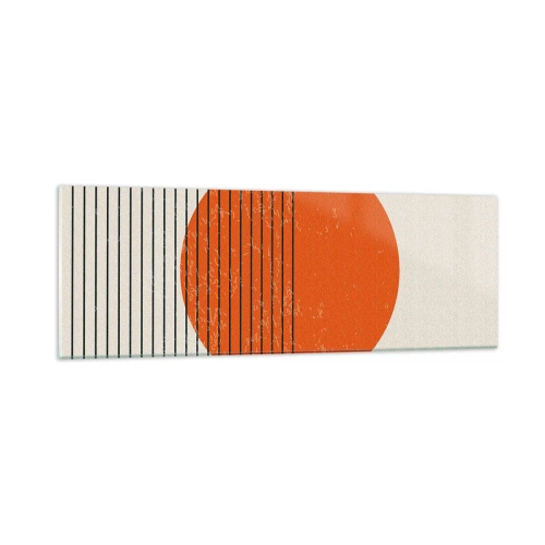 Tablou pe sticlă - Întotdeauna soarele - 90x30 cm