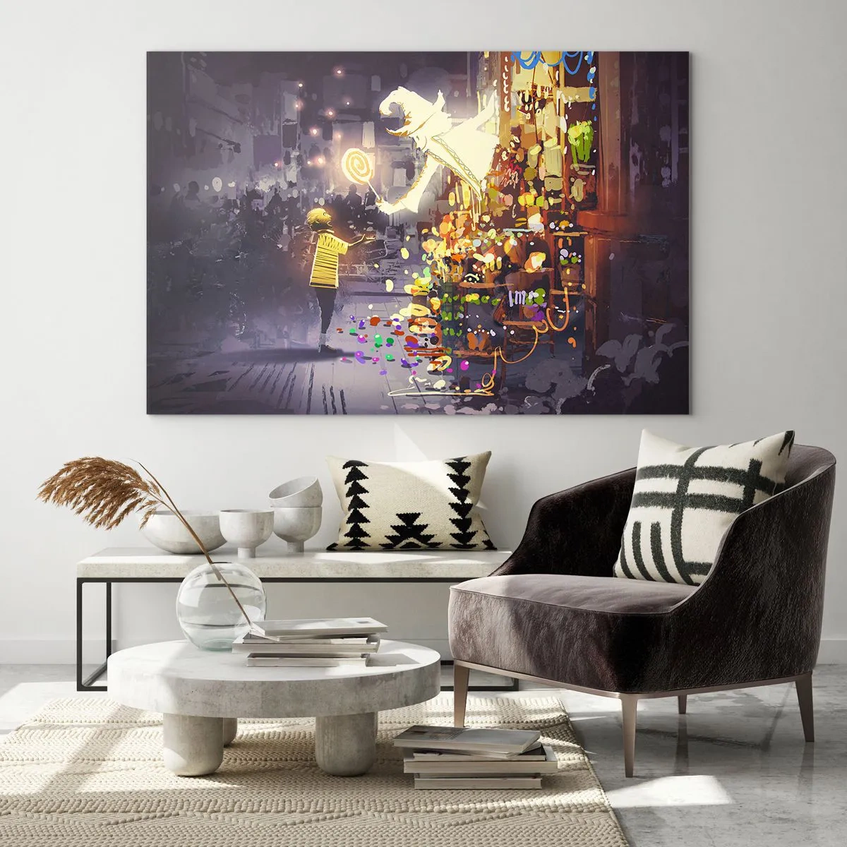 Tablou pe sticlă - Vrăjitoria există - 100x70 cm