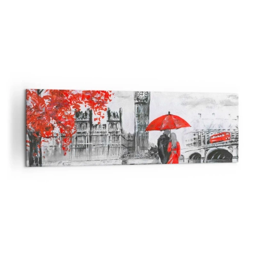 Tablou pe pânză - Îndrăgostit de Londra - 160x50 cm