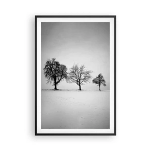 Poster în ramă neagră - La ce visează? - 61x91 cm