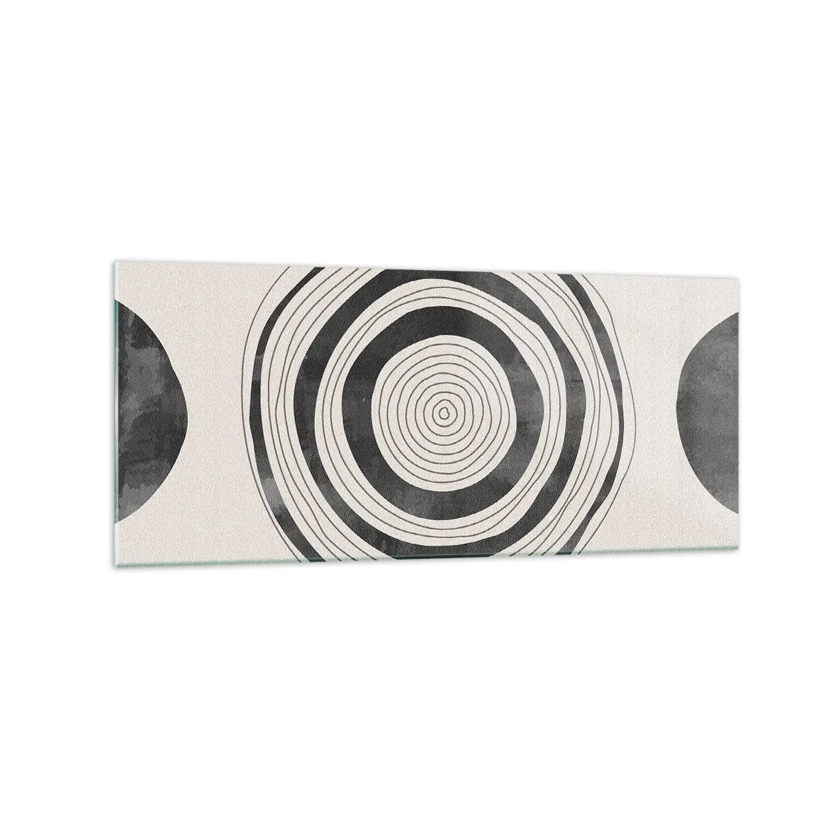 Tablou pe sticlă - Centrul cel mai important - 120x50 cm