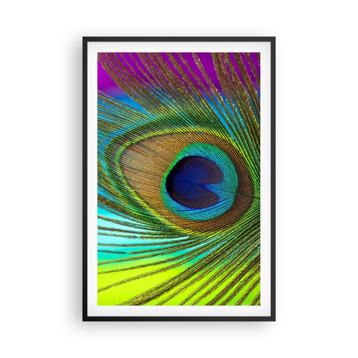 Poster în ramă neagră - Ochi în ochi - 61x91 cm