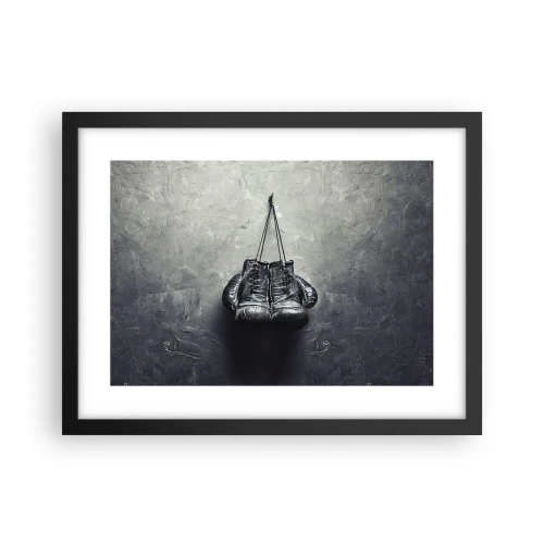 Poster în ramă neagră - Timp de luptă și timp de pace - 40x30 cm
