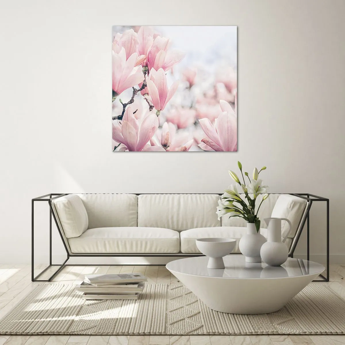 Tablou pe sticlă - Idealul de subtilitate - 60x60 cm