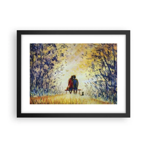 Poster în ramă neagră - Un moment magic - 40x30 cm