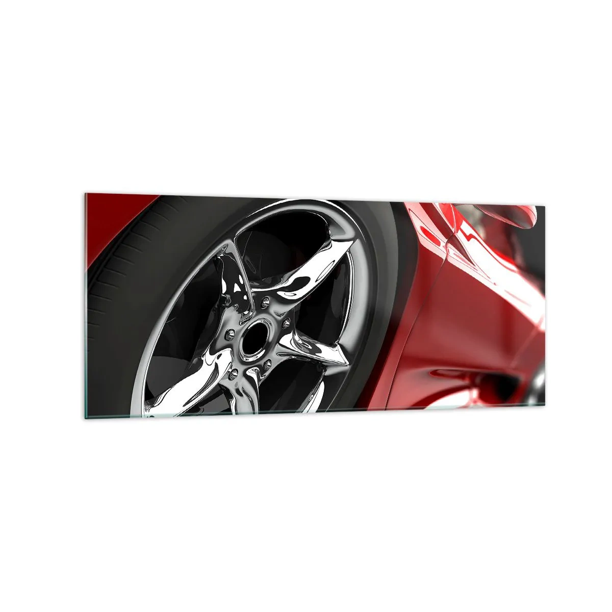 Tablou pe sticlă - Construit pentru viteză - 120x50 cm