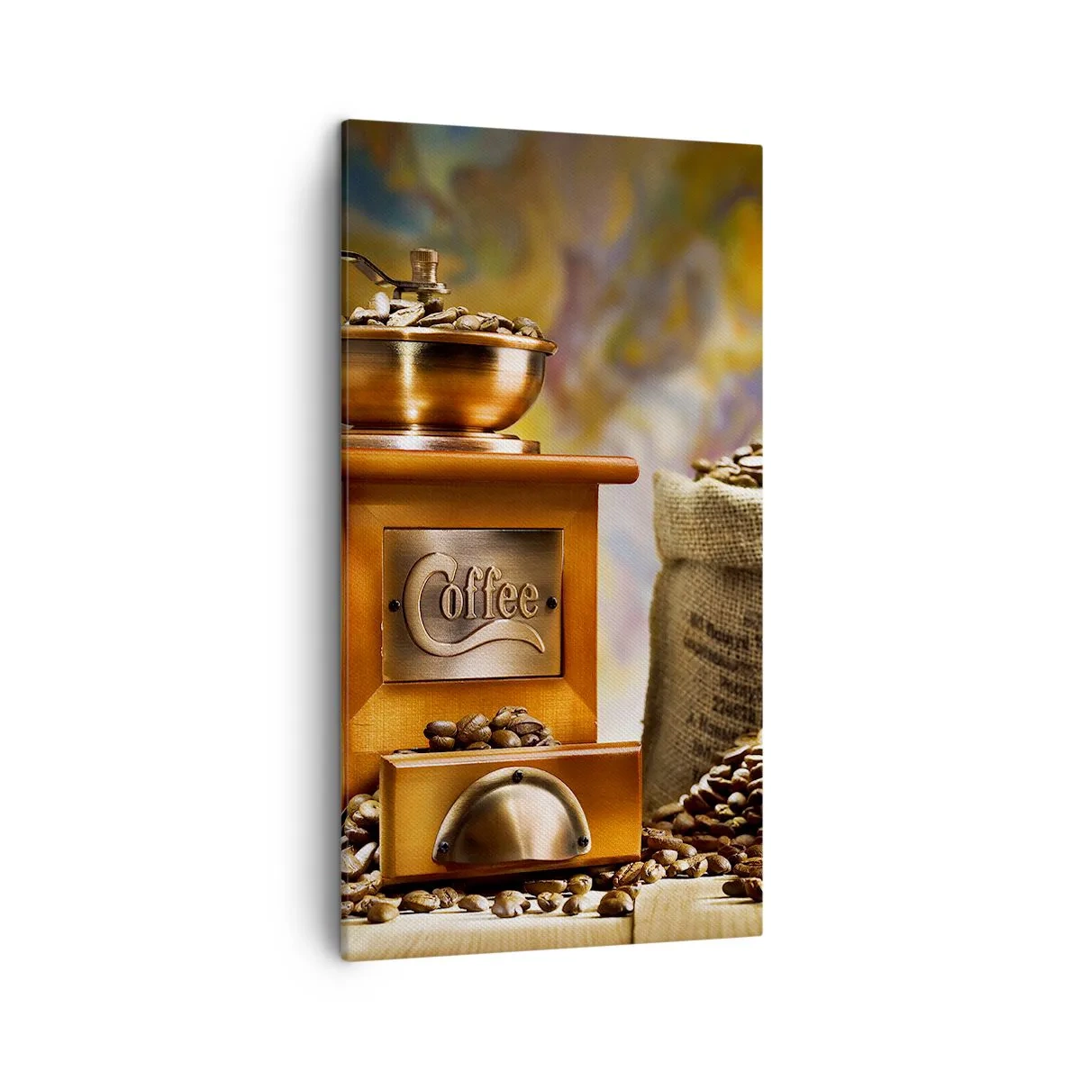 Tablou pe pânză - Zdrăngănitul boabelor, zgomotul morii - 45x80 cm