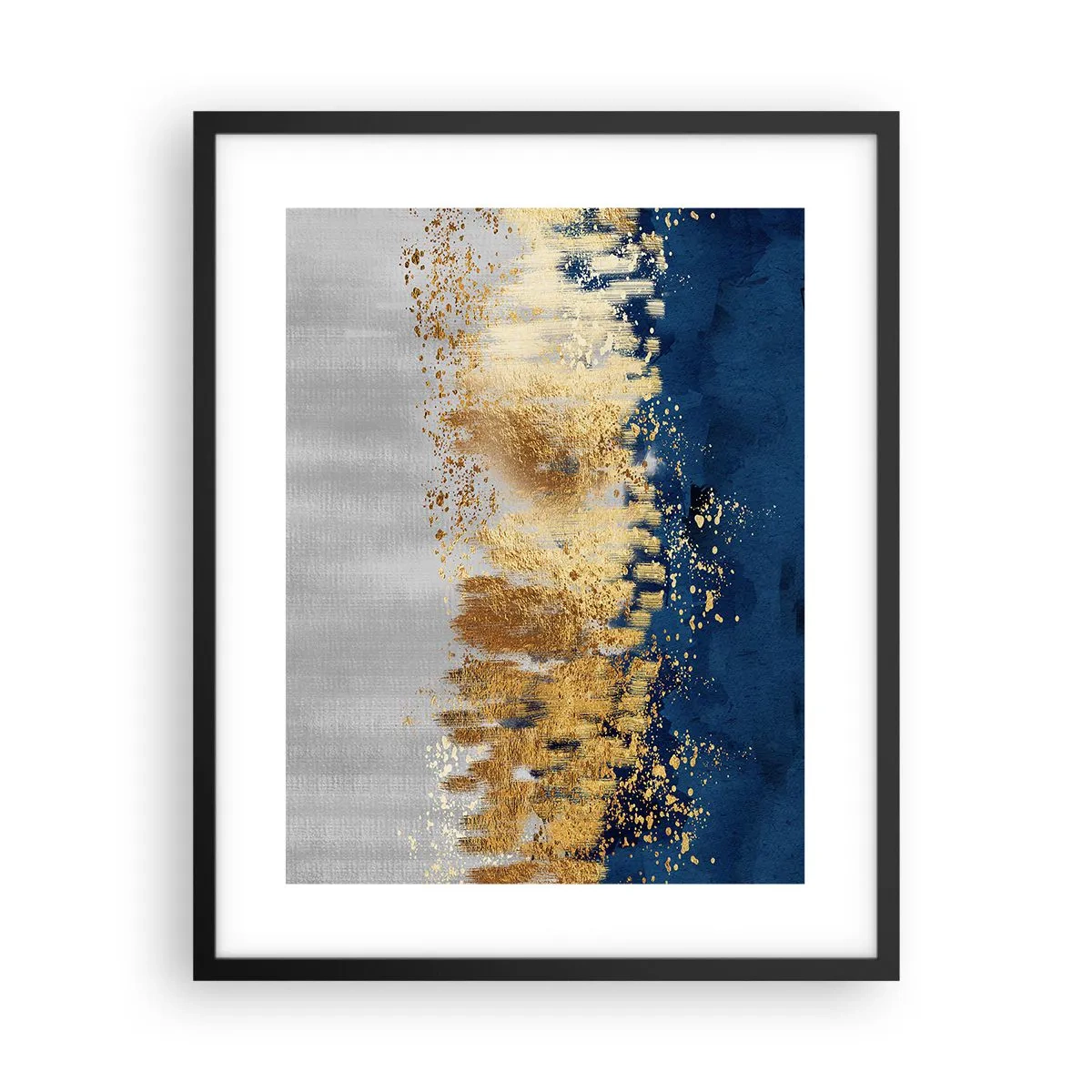 Poster în ramă neagră - Compoziție modernă cu bliț - 40x50 cm