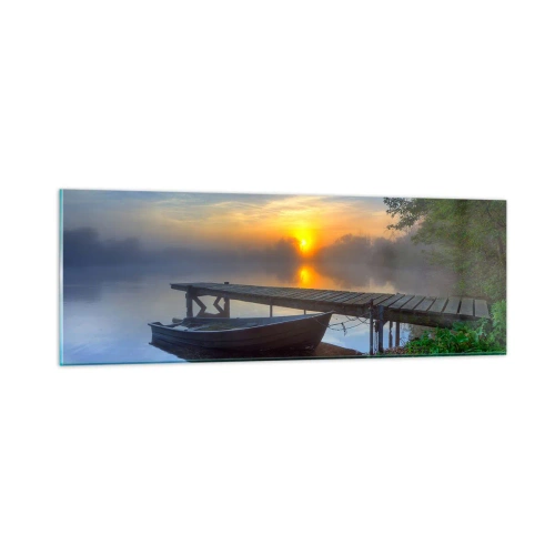 Tablou pe sticlă - Cum se transformă obișnuitul în magic - 90x30 cm