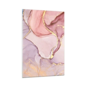 Tablou pe sticlă - O mângâiere de culoare - 80x120 cm