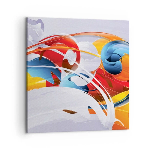 Tablou pe pânză - Dansul elementelor - 50x50 cm