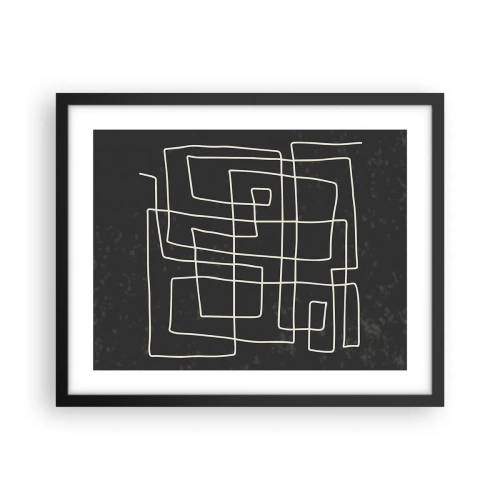 Poster în ramă neagră - Nu atât de simplu - 50x40 cm