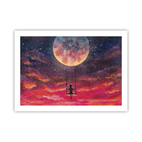 Poster - Cu capul în nori - 70x50 cm