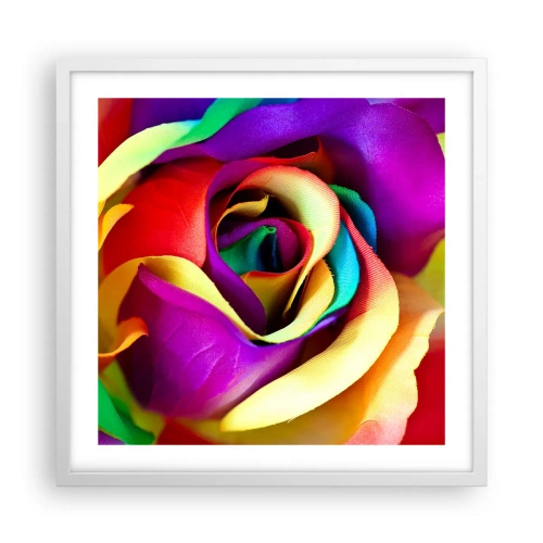 Poster în ramă albă - Acest lucru este imposibil - 50x50 cm