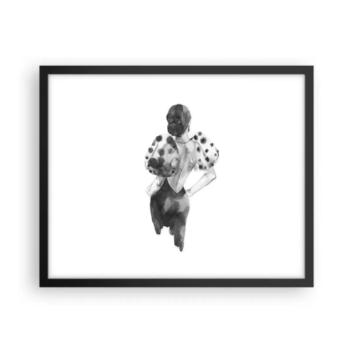 Poster în ramă neagră - A trecut chiar pe lângă noi - 50x40 cm