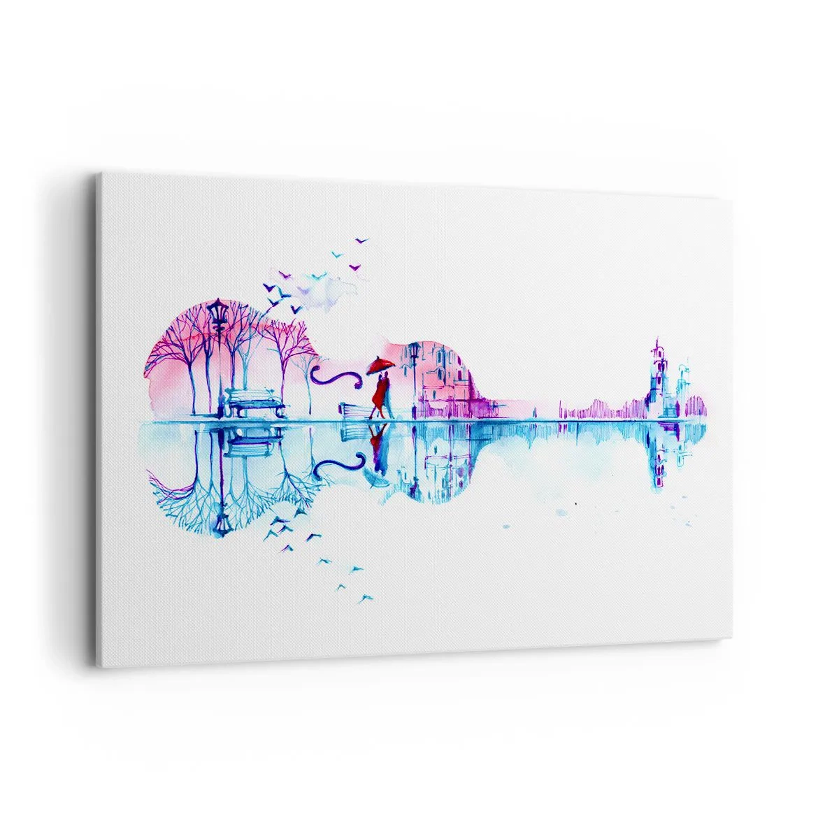 Tablou pe pânză - Îți voi aduce cântece de ploaie - 120x80 cm