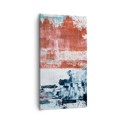 Tablou pe pânză - Jumi-juma abstract - 55x100 cm