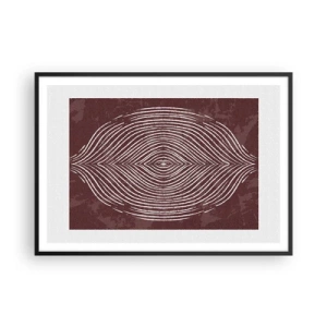 Poster în ramă neagră - Spațiul vorbește - 100x70 cm