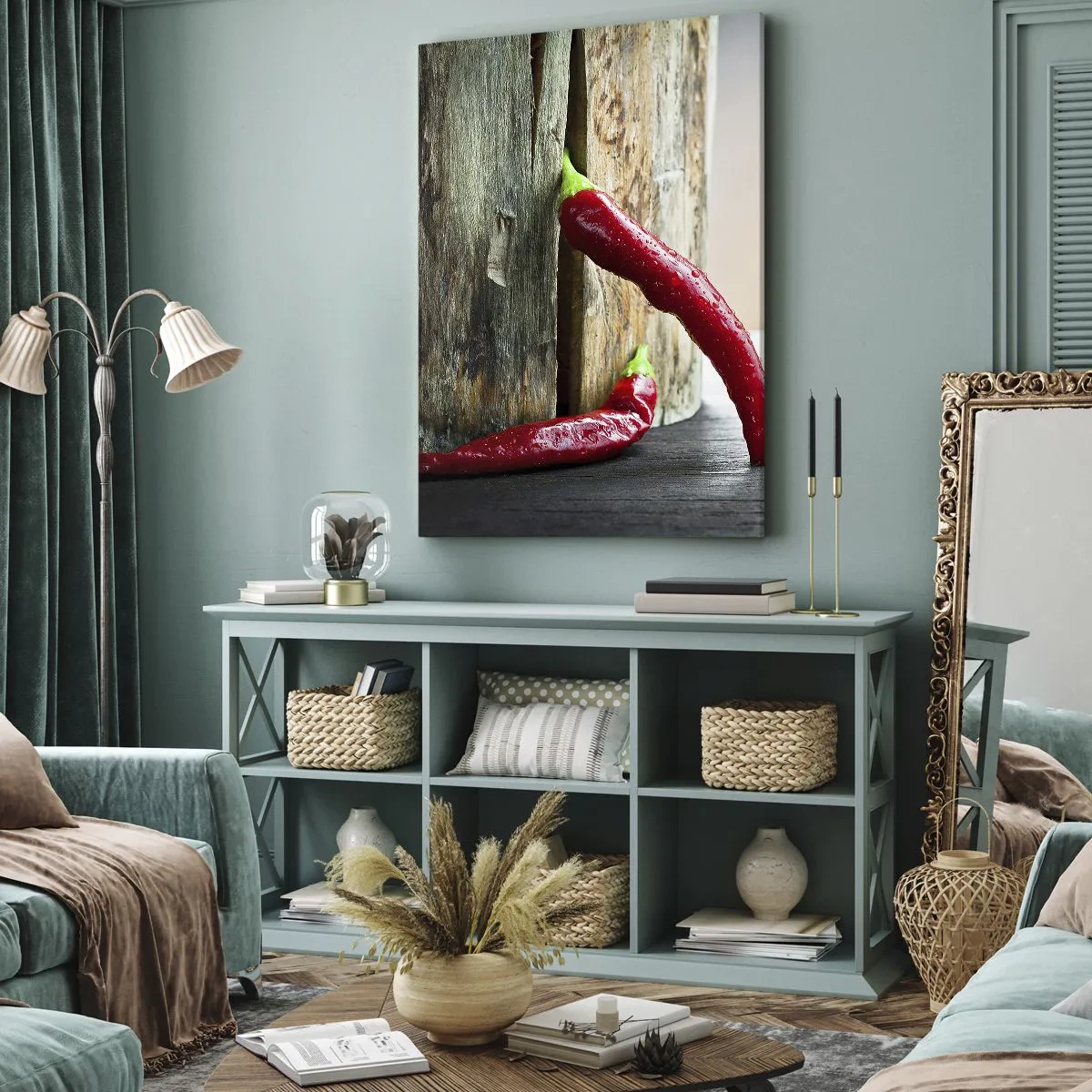 Tablou pe pânză - Red hot chili peppers - 45x80 cm