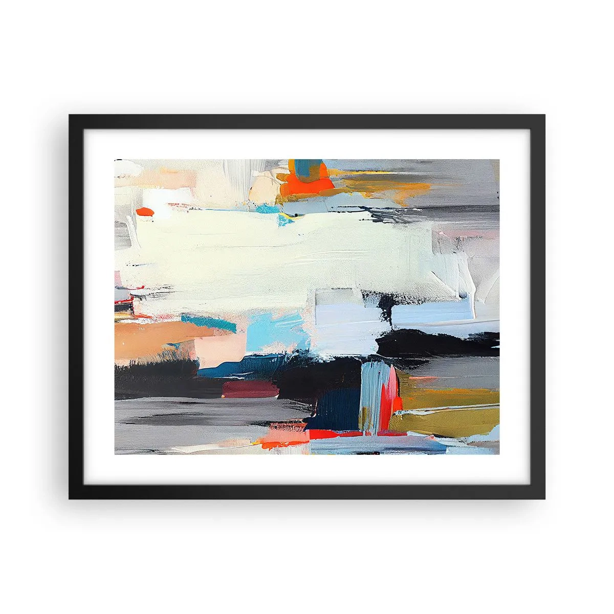 Poster în ramă neagră - Există o metodă? - 50x40 cm