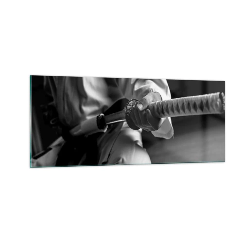 Tablou pe sticlă - Sufletul unui războinic - 100x40 cm