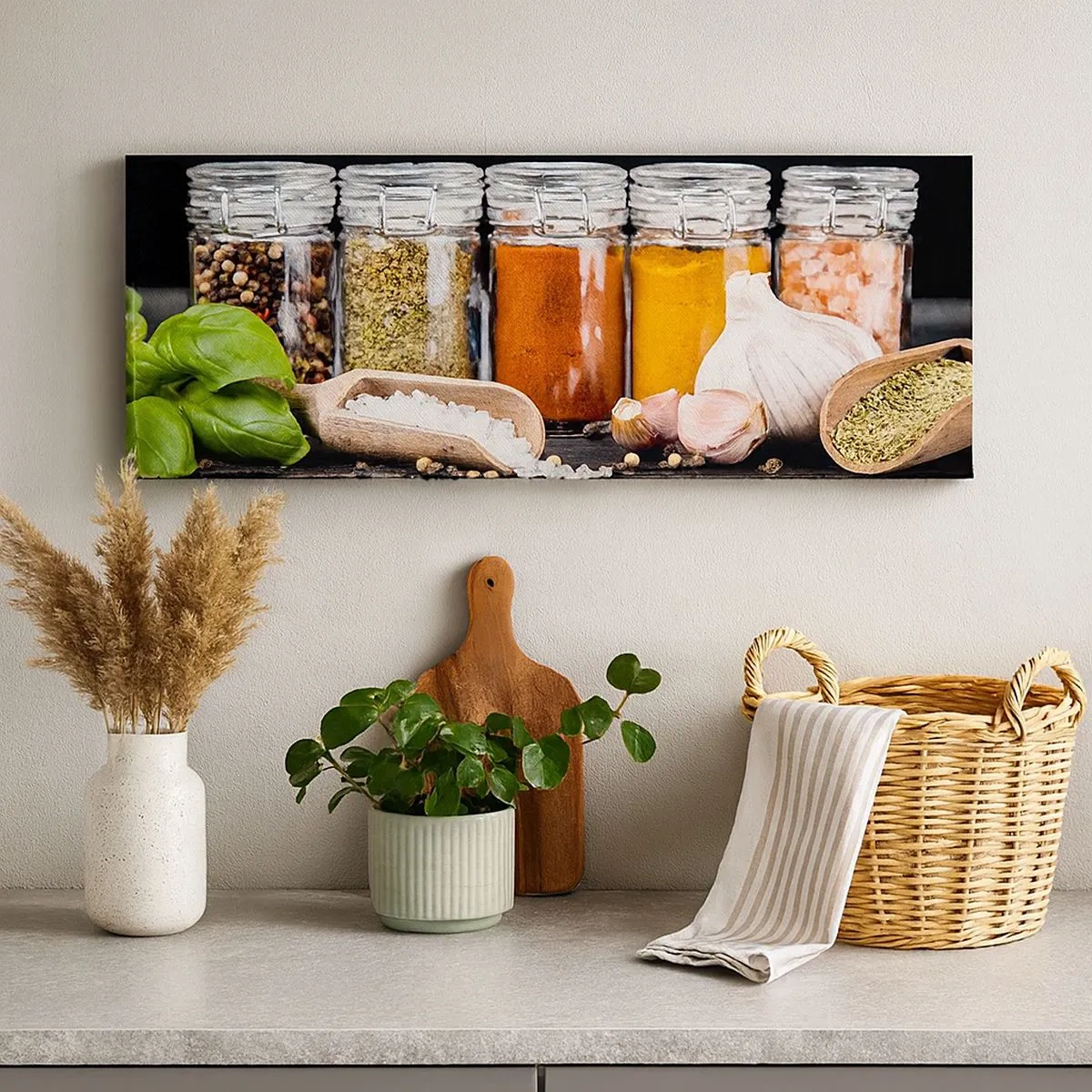 Tablou pe pânză - Pentru a da un gust vieții - 100x40 cm