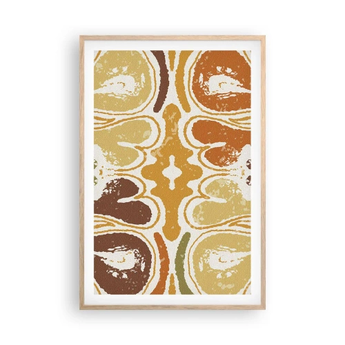Poster în ramă de stejar deschis - Abstracție sentimentală - 61x91 cm