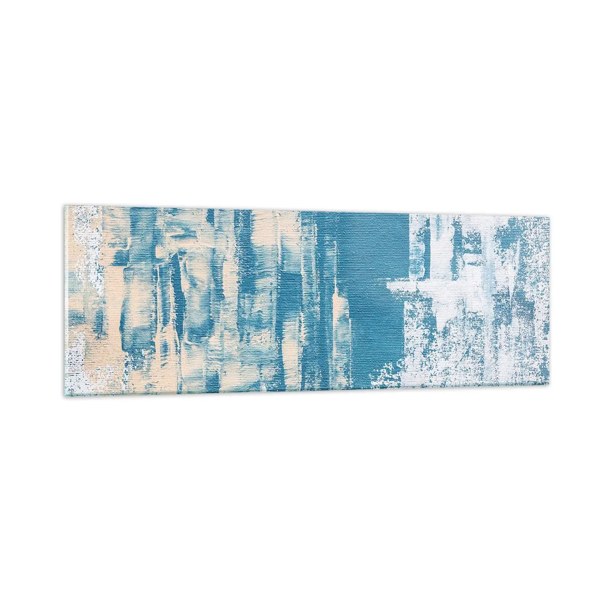 Tablou pe sticlă - Prin ţurţur de gheață - 90x30 cm