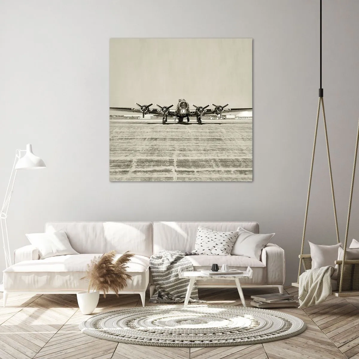 Tablou pe pânză - Pregătit, ca întotdeauna - 60x60 cm