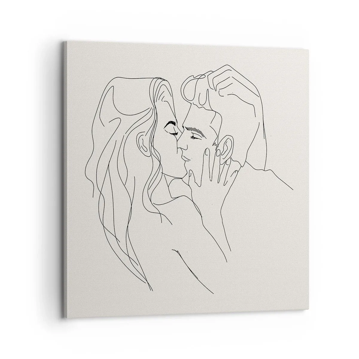 Tablou pe pânză - Încurcați în sentimente - 60x60 cm